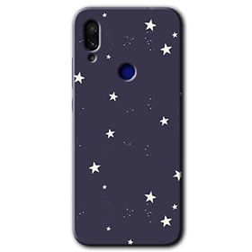 Xiaomi Redmi Note 7 Gökyüzü Yıldız Baskılı Uyumlu Silikon Kılıf