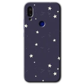 Xiaomi Redmi Note 7 Gökyüzü Yıldız Baskılı Uyumlu Silikon Kılıf