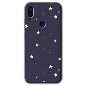 Xiaomi Redmi Note 7 Gökyüzü Yıldız Baskılı Uyumlu Silikon Kılıf
