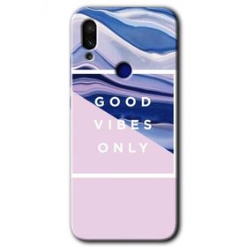 Xiaomi Redmi Note 7 Good Vibes Baskılı Uyumlu Silikon Kılıf