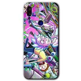 Xiaomi Redmi Note 7 Graffiti Çizgi Film Baskılı Uyumlu Silikon Kılıf