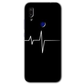 Xiaomi Redmi Note 7 Heart Rytm Baskılı Uyumlu Silikon Kılıf