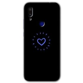 Xiaomi Redmi Note 7 Heart Strokes Baskılı Uyumlu Silikon Kılıf