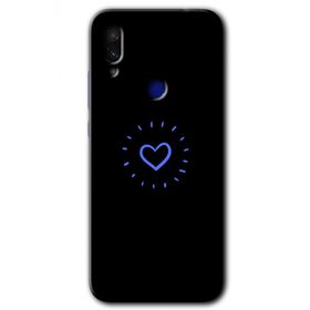 Xiaomi Redmi Note 7 Heart Strokes Baskılı Uyumlu Silikon Kılıf