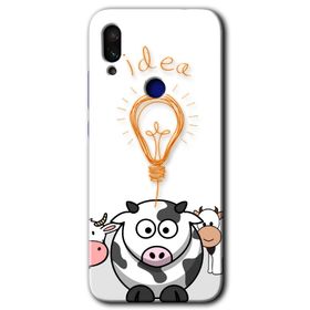 Xiaomi Redmi Note 7 İdea Lamp Baskılı Uyumlu Silikon Kılıf