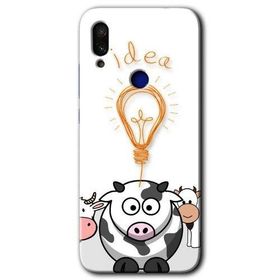 Xiaomi Redmi Note 7 İdea Lamp Baskılı Uyumlu Silikon Kılıf