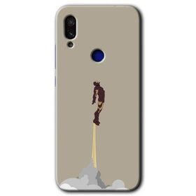 Xiaomi Redmi Note 7 İronman Airport Baskılı Uyumlu Silikon Kılıf