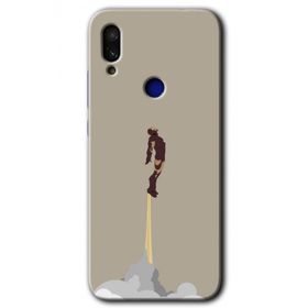 Xiaomi Redmi Note 7 İronman Airport Baskılı Uyumlu Silikon Kılıf