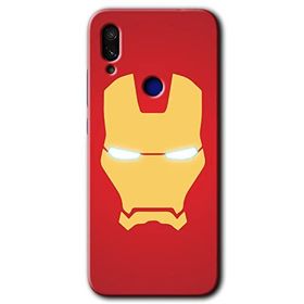 Xiaomi Redmi Note 7 İronMan Baskılı Uyumlu Silikon Kılıf