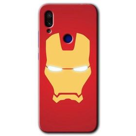 Xiaomi Redmi Note 7 İronMan Baskılı Uyumlu Silikon Kılıf