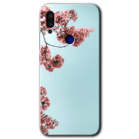 Xiaomi Redmi Note 7 Japon Çiçeği Baskılı Uyumlu Silikon Kılıf
