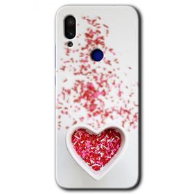 Xiaomi Redmi Note 7 Kalpli Şekerleme Baskılı Uyumlu Silikon Kılıf