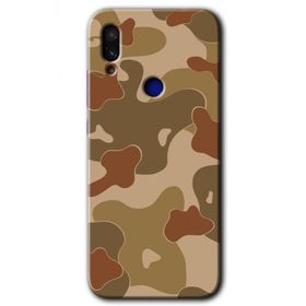 Xiaomi Redmi Note 7 Kamuflaj 10 Baskılı Uyumlu Silikon Kılıf