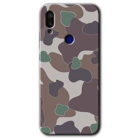 Xiaomi Redmi Note 7 Kamuflaj 11 Baskılı Uyumlu Silikon Kılıf