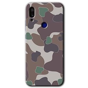 Xiaomi Redmi Note 7 Kamuflaj 11 Baskılı Uyumlu Silikon Kılıf