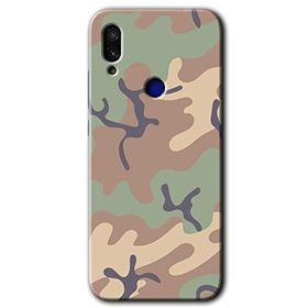 Xiaomi Redmi Note 7 Kamuflaj 29 Baskılı Uyumlu Silikon Kılıf