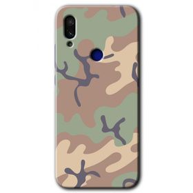 Xiaomi Redmi Note 7 Kamuflaj 29 Baskılı Uyumlu Silikon Kılıf