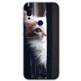 Xiaomi Redmi Note 7 Kedi Bakışı Baskılı Uyumlu Silikon Kılıf