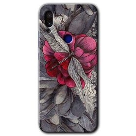 Xiaomi Redmi Note 7 kelebek Ömrü Baskılı Uyumlu Silikon Kılıf