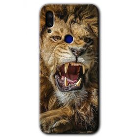 Xiaomi Redmi Note 7 King Lion Baskılı Uyumlu Silikon Kılıf