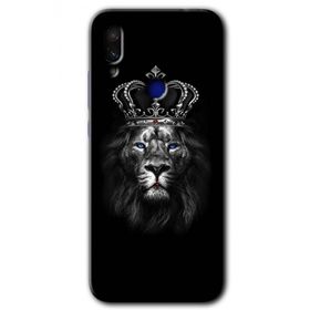 Xiaomi Redmi Note 7 King Lion Baskılı Uyumlu Silikon Kılıf