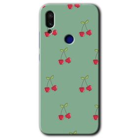 Xiaomi Redmi Note 7 Kiraz Berry Baskılı Uyumlu Silikon Kılıf