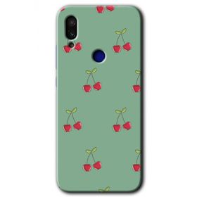 Xiaomi Redmi Note 7 Kiraz Berry Baskılı Uyumlu Silikon Kılıf