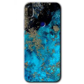Xiaomi Redmi Note 7 Klas Mermer Baskılı Uyumlu Silikon Kılıf