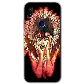 Xiaomi Redmi Note 7 Kurt Kız Baskılı Uyumlu Silikon Kılıf