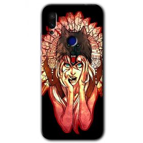 Xiaomi Redmi Note 7 Kurt Kız Baskılı Uyumlu Silikon Kılıf