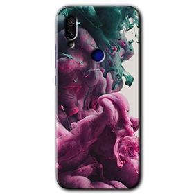 Xiaomi Redmi Note 7 Liquid Cloud Baskılı Uyumlu Silikon Kılıf