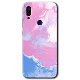 Xiaomi Redmi Note 7 Liquid Lekeler Art Baskılı Uyumlu Silikon Kılıf
