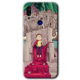 Xiaomi Redmi Note 7 Morty Baskılı Uyumlu Silikon Kılıf