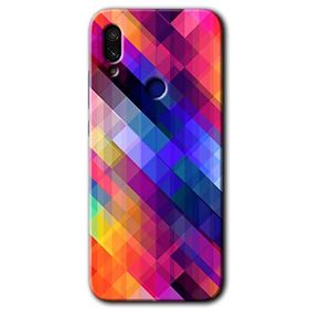 Xiaomi Redmi Note 7 Multi Oblique Baskılı Uyumlu Silikon Kılıf
