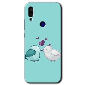 Xiaomi Redmi Note 7 Mutlu Kuşlar Baskılı Uyumlu Silikon Kılıf