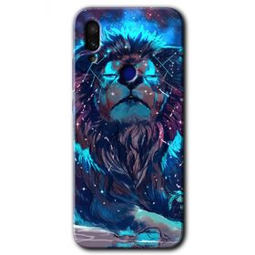 Xiaomi Redmi Note 7 Neon Aslan Baskılı Uyumlu Silikon Kılıf