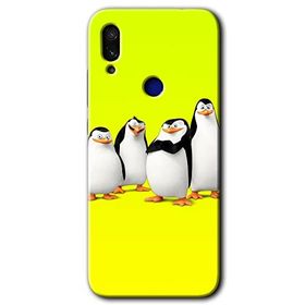 Xiaomi Redmi Note 7 Penguenler Baskılı Uyumlu Silikon Kılıf