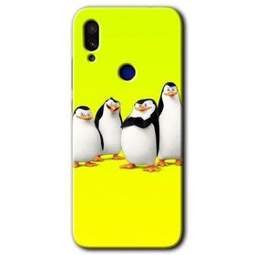 Xiaomi Redmi Note 7 Penguenler Baskılı Uyumlu Silikon Kılıf