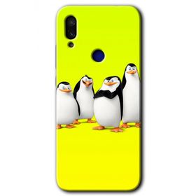 Xiaomi Redmi Note 7 Penguenler Baskılı Uyumlu Silikon Kılıf