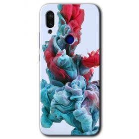 Xiaomi Redmi Note 7 Renkli Karışım Baskılı Uyumlu Silikon Kılıf