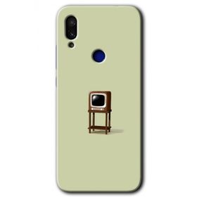 Xiaomi Redmi Note 7 Retro TV Baskılı Uyumlu Silikon Kılıf