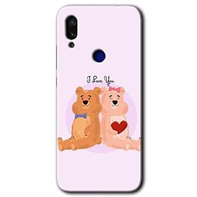 Xiaomi Redmi Note 7 Sevgili Ayıcık Baskılı Uyumlu Silikon Kılıf