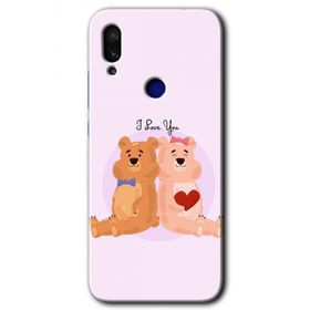Xiaomi Redmi Note 7 Sevgili Ayıcık Baskılı Uyumlu Silikon Kılıf