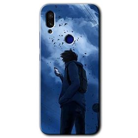 Xiaomi Redmi Note 7 Sonbahar Yalnızlığı Baskılı Uyumlu Silikon Kılıf