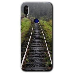 Xiaomi Redmi Note 7 Tren Yolu Baskılı Uyumlu Silikon Kılıf