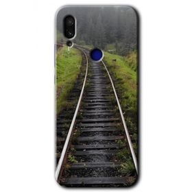 Xiaomi Redmi Note 7 Tren Yolu Baskılı Uyumlu Silikon Kılıf