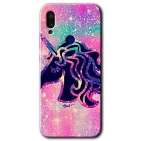 Xiaomi Redmi Note 7 Unicorn Kristal Baskılı Uyumlu Silikon Kılıf