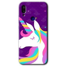 Xiaomi Redmi Note 7 Unicorn Sleep Baskılı Uyumlu Silikon Kılıf
