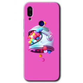 Xiaomi Redmi Note 7 Uzay Başlığı Baskılı Uyumlu Silikon Kılıf