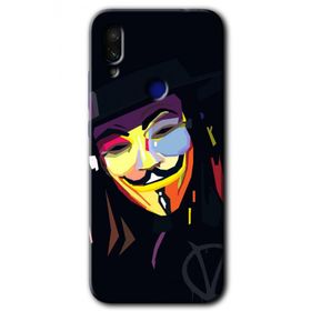 Xiaomi Redmi Note 7 Vendetta Baskılı Uyumlu Silikon Kılıf